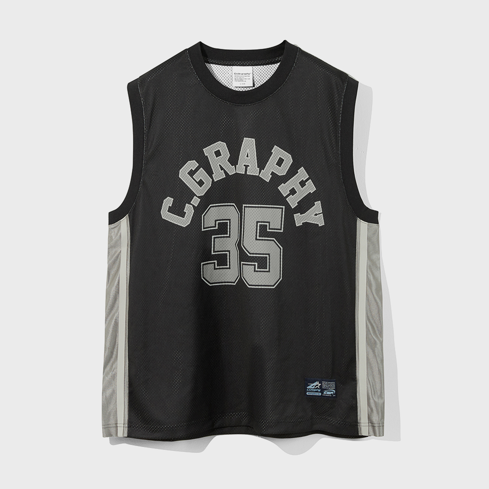 [NOT4NERD] Ashen Dawn Incision Mesh Sleeveless/追跡付 Ashen Dawn Incision Mesh Sleeveless - Black - 감도 깊은 취향