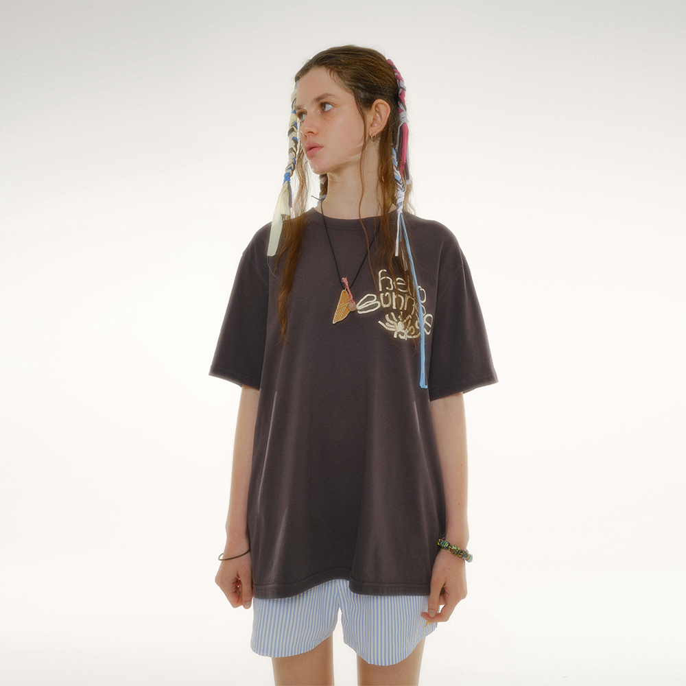 【HELLO SUNRISE】 HS x ETCblank Sunrise Dancing Tee /追跡付 HELLO SUNRISE】 HS x ETCblank Sunrise Dancing Tee /追跡付