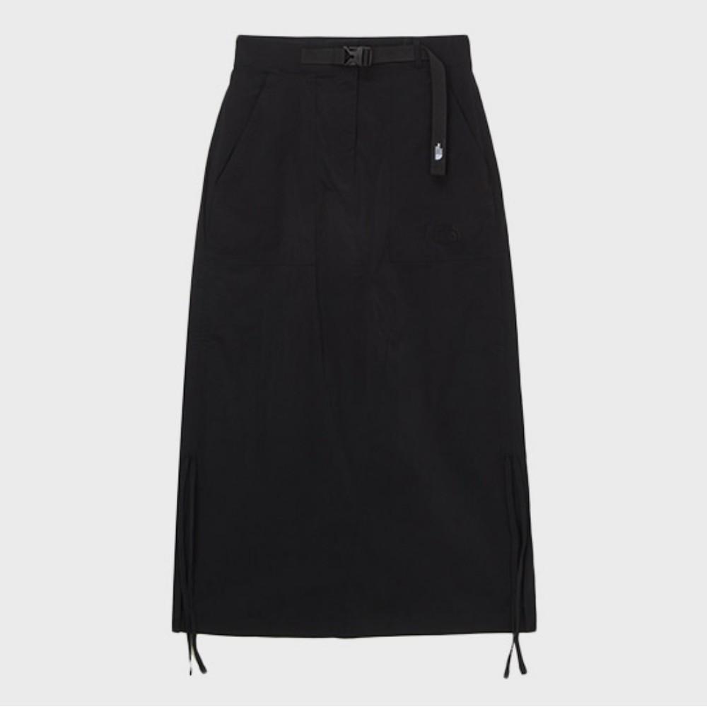 Rose Jacquard Slit Skirt (Black) - 감도 깊은 취향 셀렉트샵 29CM