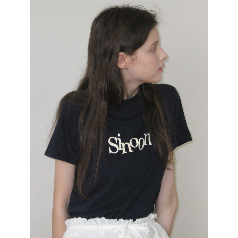 Sinoon Signature Logo T-Shirts （Navy)