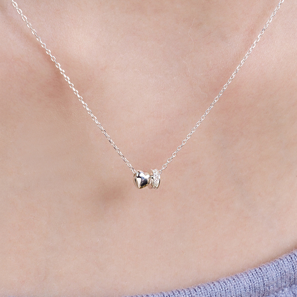 sv925] essential cubic snake chain necklace - 감도 깊은 취향