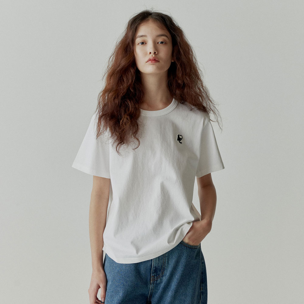 APPLE DOT OVERFIT T-SHIRT, IVORY - 감도 깊은 취향 셀렉트샵 29CM