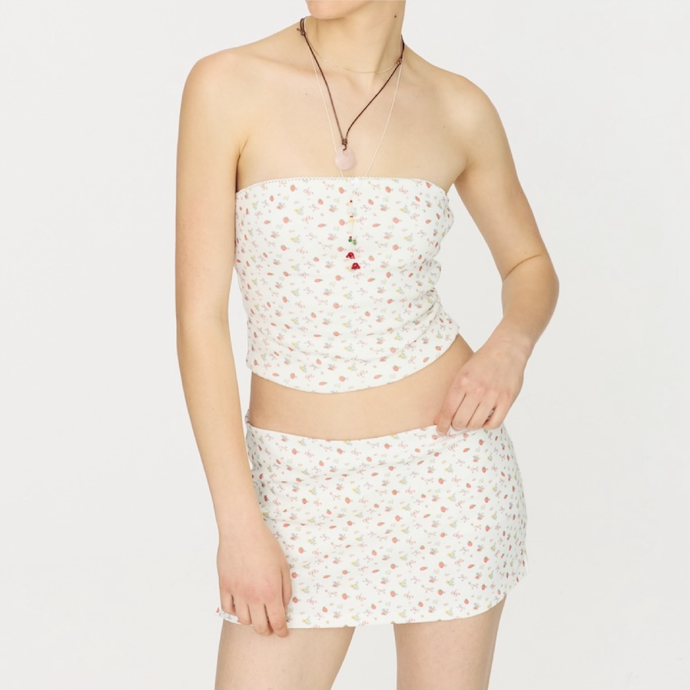 BLACK DOTTED LAYERED WRAP SHORT SKIRT - 감도 깊은 취향