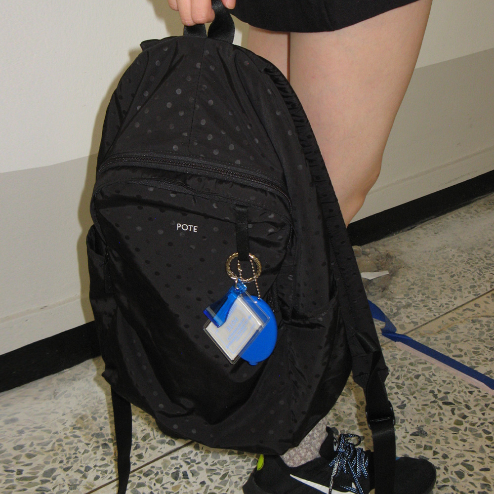 人気商品!【POTE】0002 HideSlot バックパック(ブラック) 0002 HideSlot Classic Backpack_Dot Black - 감도 깊은 취향