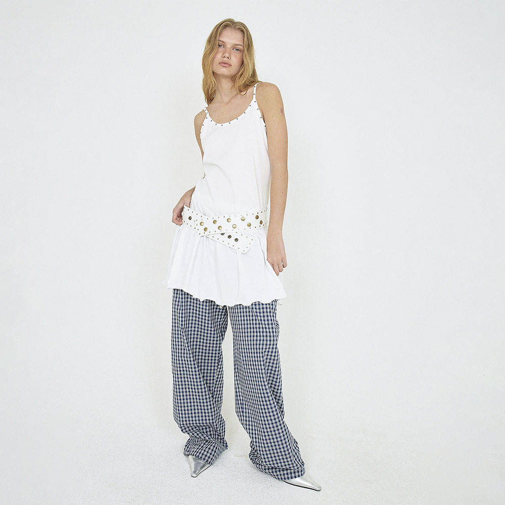 CHECK SUMMER PANTS (BLUE) - 감도 깊은 취향 셀렉트샵 29CM