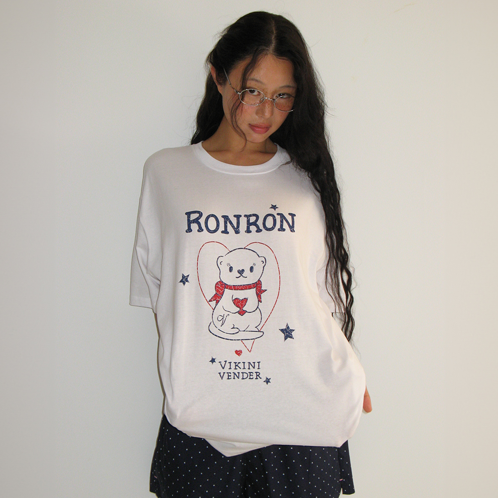 ROMANTIC PARTY BASIC FIT T SHIRT BLACK - 감도 깊은 취향