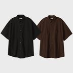WRINKLED SHORT SLEEVE SHIRT