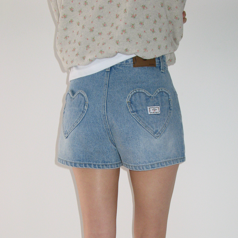 HEART POCKET TRUNK SHORT PANTS BLUE STRIPE - 감도 깊은 취향