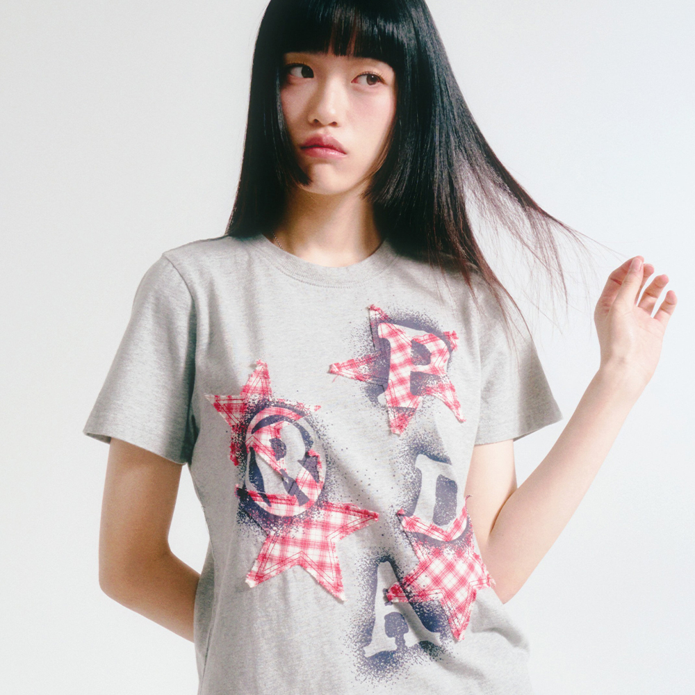 USA BANNER HENLY NECK TEE [WHITE] - 감도 깊은 취향 셀렉트샵 29CM
