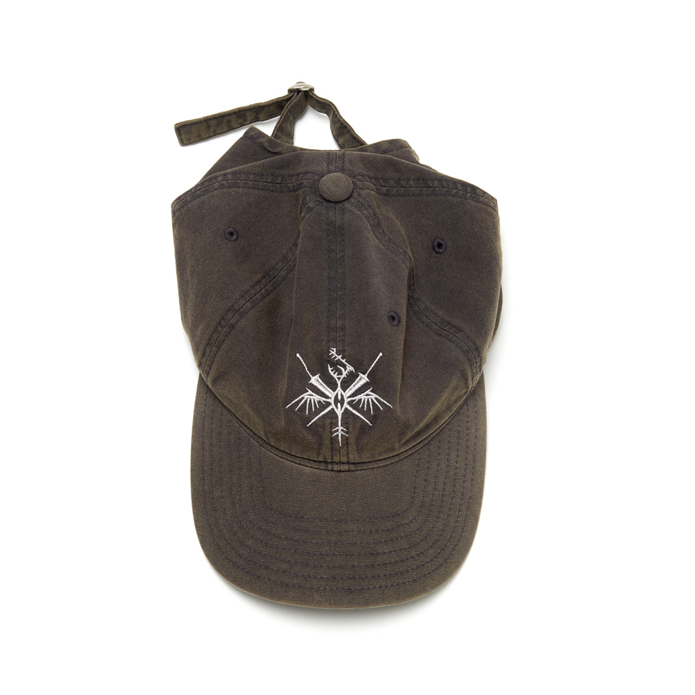 キャップ NOT4NERD Ink Bleed Symbol Stud Ball Cap Brown CP022BR Ink Bleed Symbol Stud Ball Cap - Brown - 감도 깊은 취향