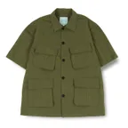 JUNGLE FATIGUE ROLL UP HALF SHIRTS OLIVE