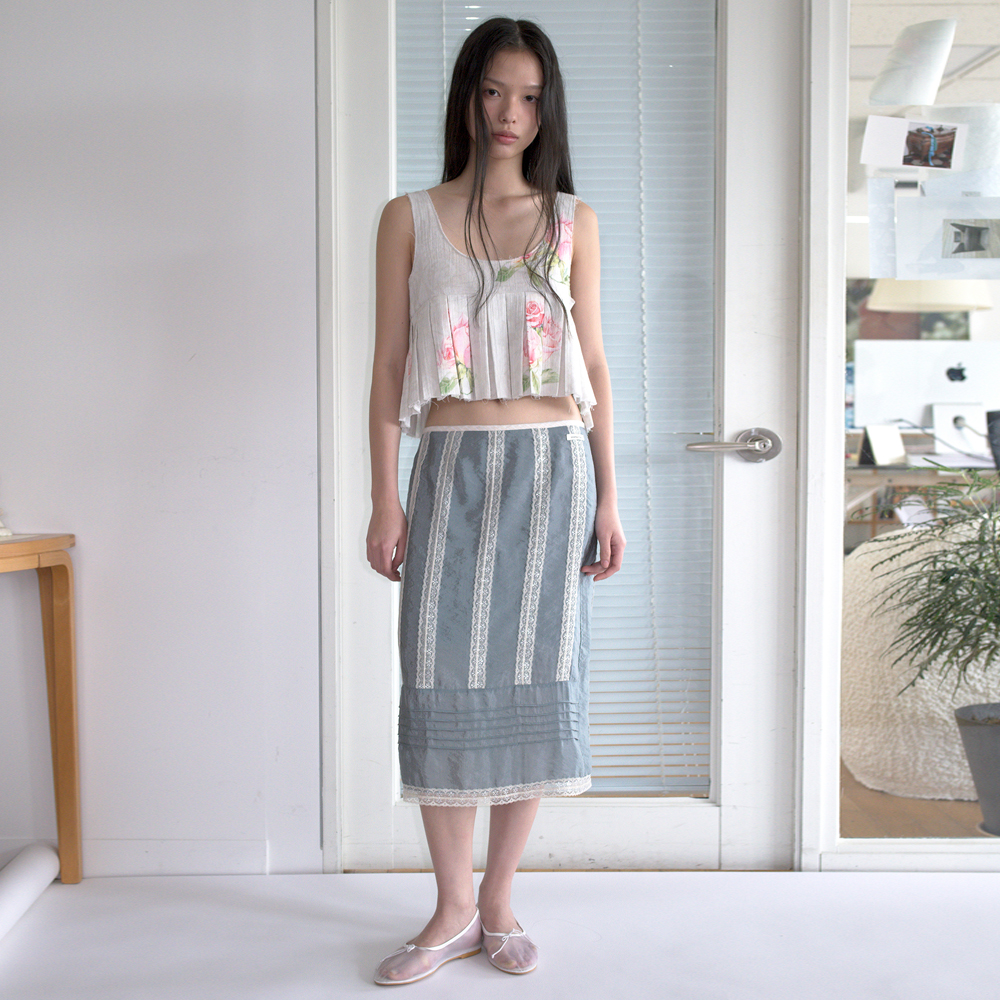 SHEER FRILL LAYERED SKIRT_PINK - 감도 깊은 취향 셀렉트샵 29CM