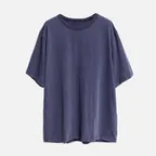 Washed Half Sleeve Dusty Navy