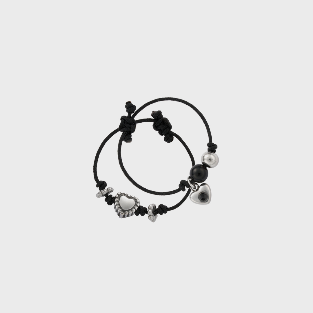 gem string ring set- black blue - 감도 깊은 취향 셀렉트샵 29CM