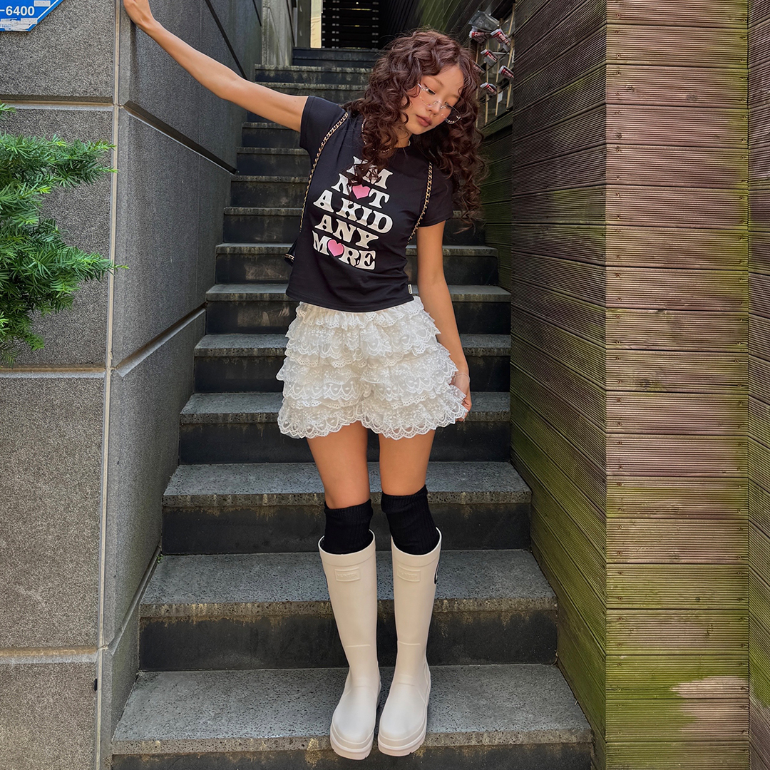 Tシャツ・カットソー NOT A KID GRAPHIC T-SHIRT NOT A KID GRAPHIC T-SHIRT BLACK - 감도 깊은 취향 셀렉트샵 29CM