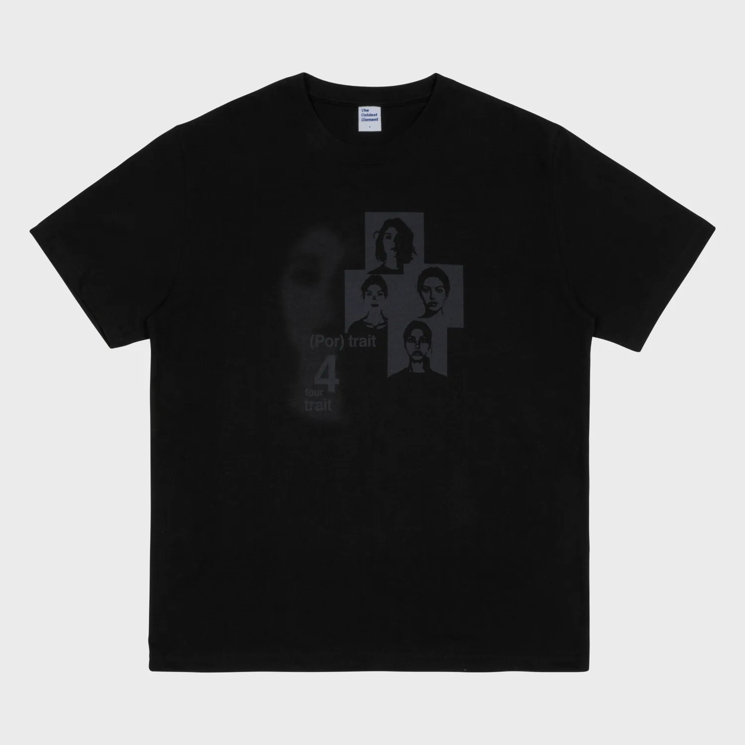 ★1011GALLERY★Kate Moss Portrait T-Shirts ★BLACK★ Kate Moss Portrait T-Shirts - Black - 감도 깊은 취향 셀렉트