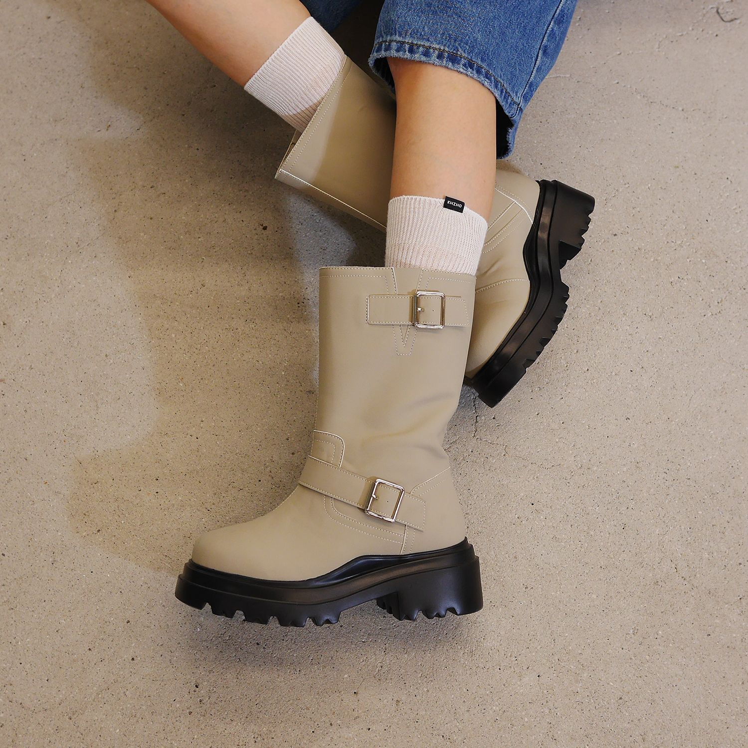 CITY BUCKLE RAIN BOOTS / 3 COLORS - 감도 깊은 취향 셀렉트샵 29CM