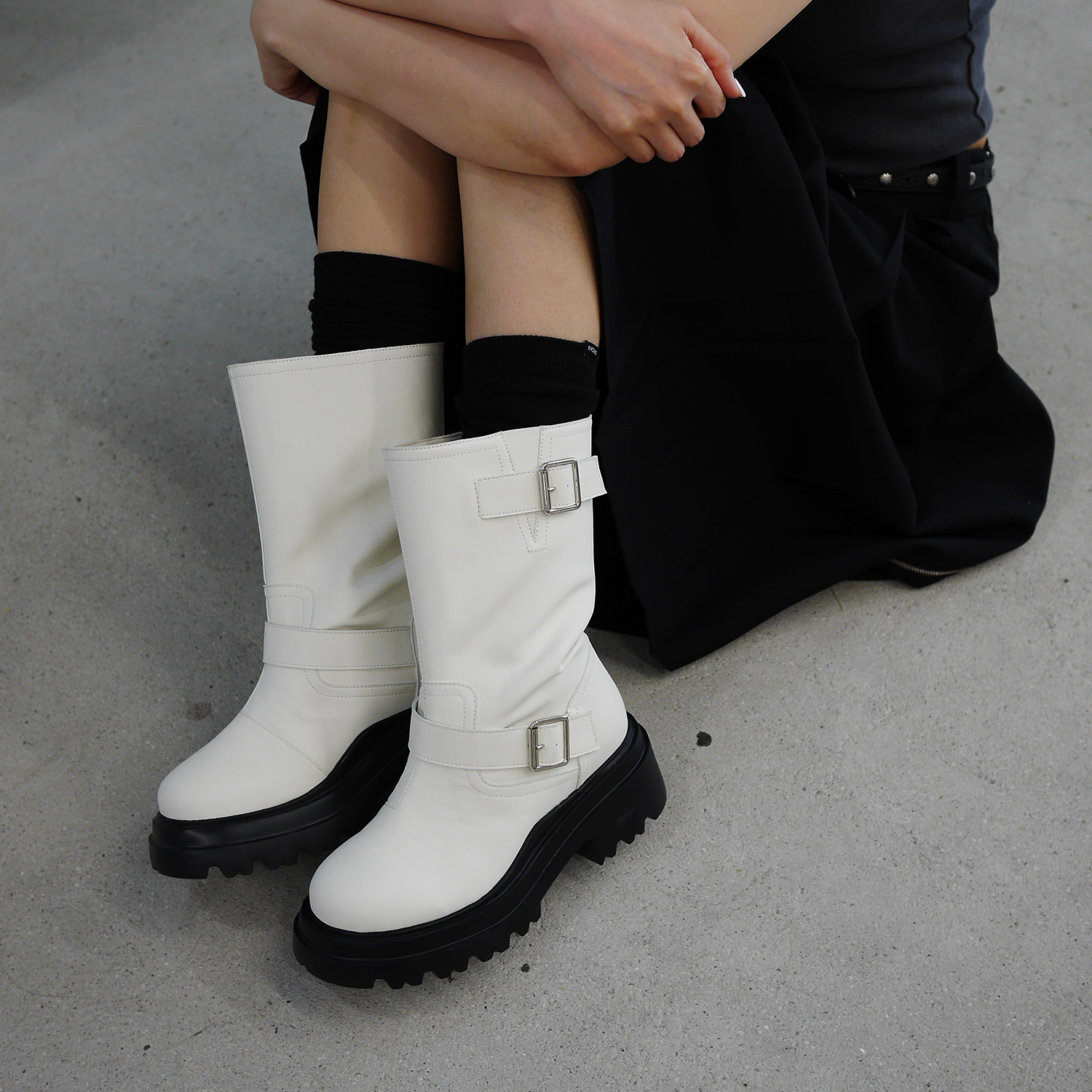 KHIHO ■ City Buckle Rain Boots khiho | CITY BUCKLE RAIN BOOTS