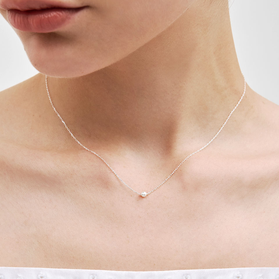 ネックレス・ペンダント TATIANA SILVER925 Petit Cubic Plump Heart Necklace NZ2032 MUSINSA | TATIANA (SILVER925) Petit Cubic Plump Heart