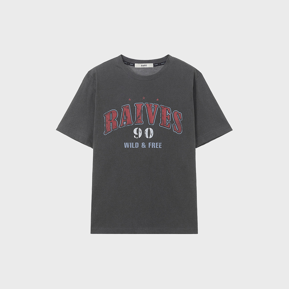 Crown Raive Graphic T-shirt VW5ME601_3color - 감도 깊은 취향