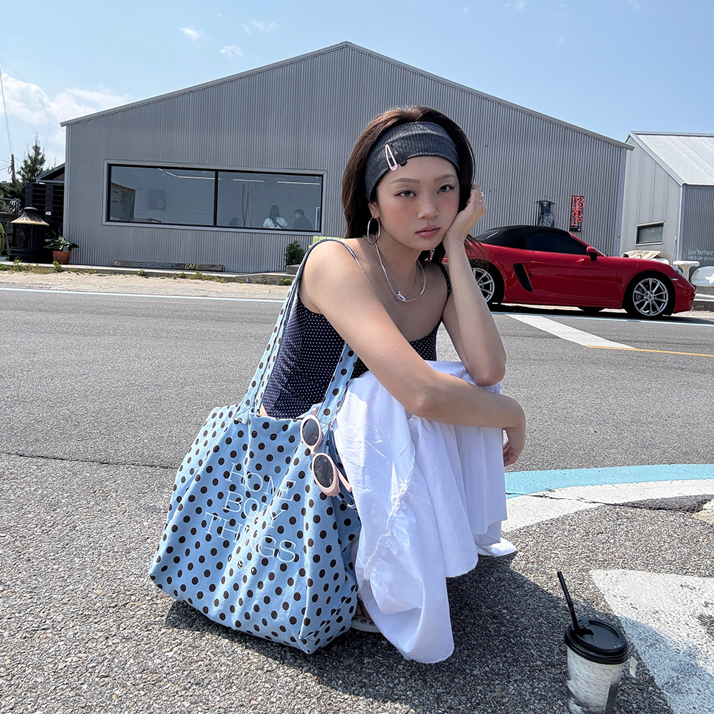 Boat Reversible Mesh Bag Blue - 감도 깊은 취향 셀렉트샵 29CM