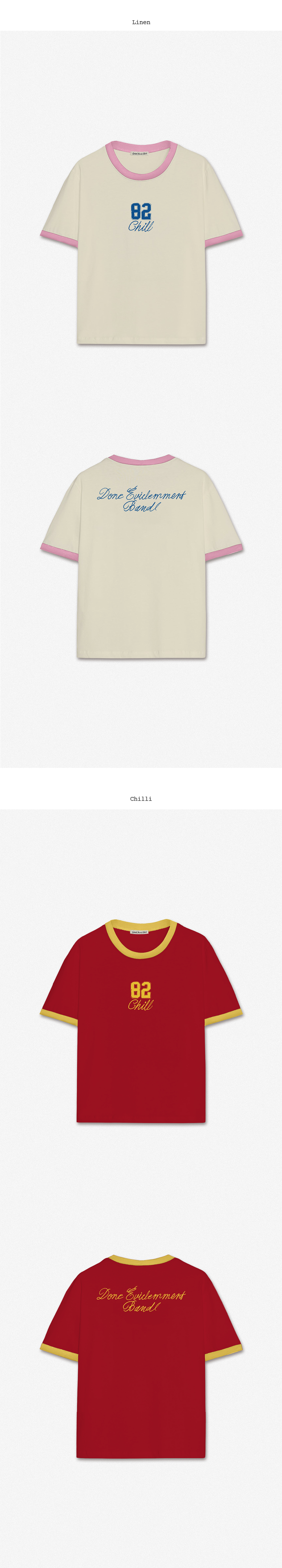 827 Ringer T-Shirt (7Color) - 감도 깊은 취향 셀렉트샵 29CM
