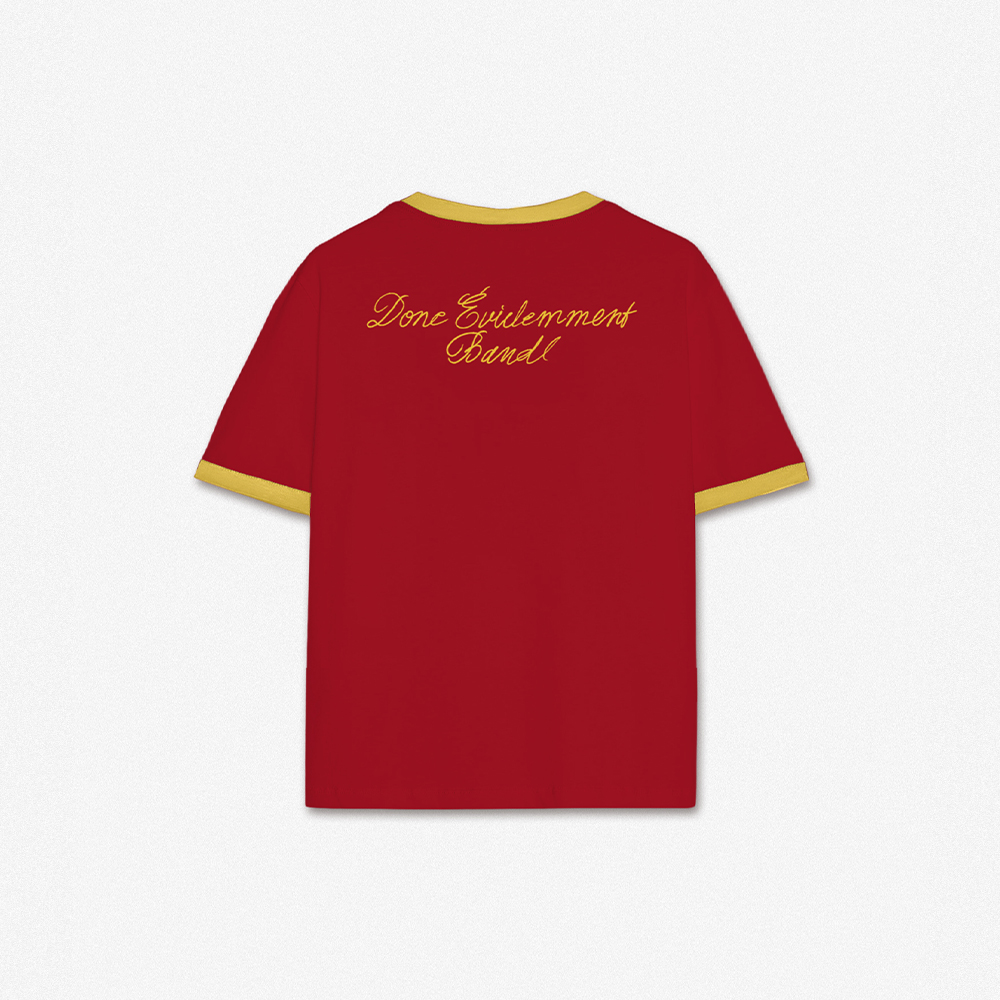 【HOTEL PARIS CHILL】827 Ringer T-Shirt 827 Ringer T-Shirt (Chilli) - 감도 깊은 취향 셀렉트샵 29CM