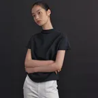 Fleur Pleats Blouse_charcoal