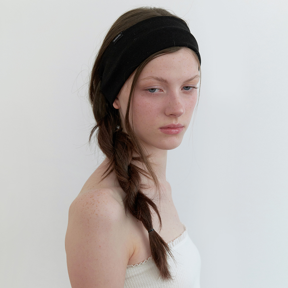 Eyelet Knit Hairband Melange Gray - 감도 깊은 취향 셀렉트샵 29CM
