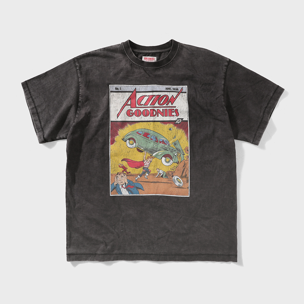 ★GRAILZ★ GRAILZ X KOIN SEOUL MAGAZINE TSHIRTS MELANGE GREY GRAILZ X KOIN SEOUL] MAGAZINE T-SHIRTS [MELANGE GREY] - 감도