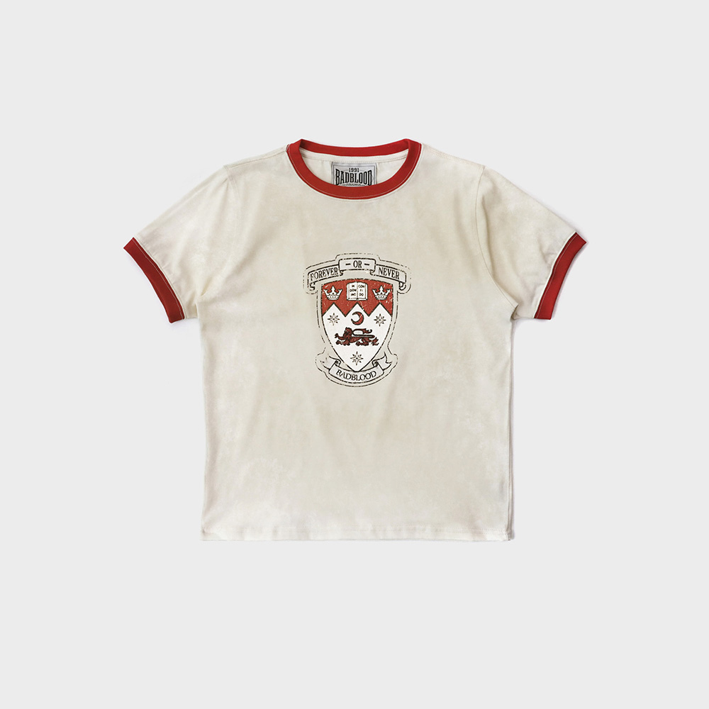 Umbro x MOONSUN Ringer Lettering T-Shirt / White - 감도 깊은