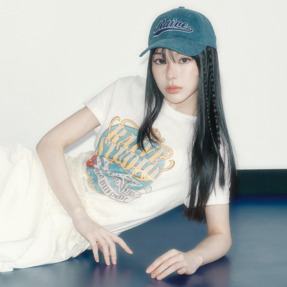 ●RAIVE● Crown Raive Graphic T-shirt VW5ME601_3color Crown Raive Graphic T-shirt VW5ME601_3color - 감도 깊은 취향