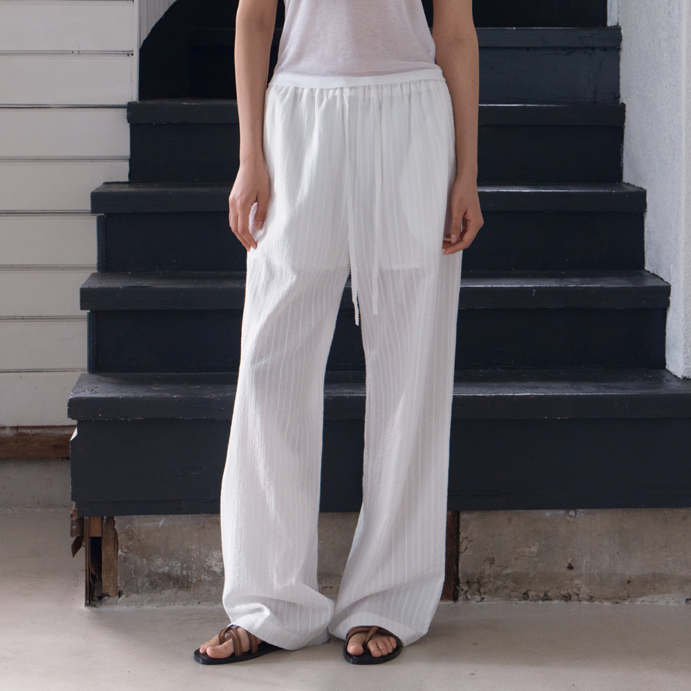 LEGERE LACE PANTS_WHITE - 감도 깊은 취향 셀렉트샵 29CM
