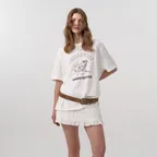 Barnnet Bear Sunbed T-Shirt_White