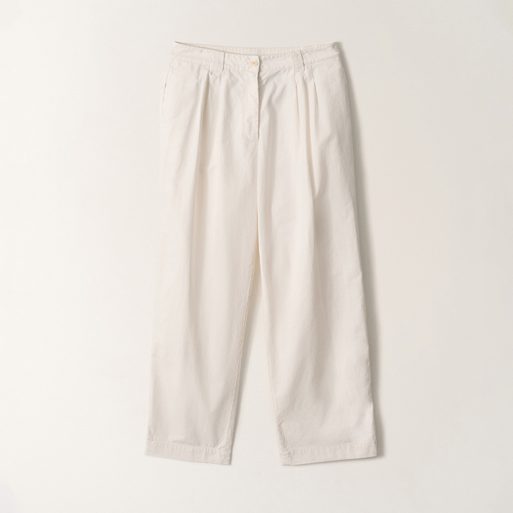 [NOTHING WRITTEN] Eden washing pants (Taupe) ☆送料込☆ ShenasPW Trousers in desert taupe linen