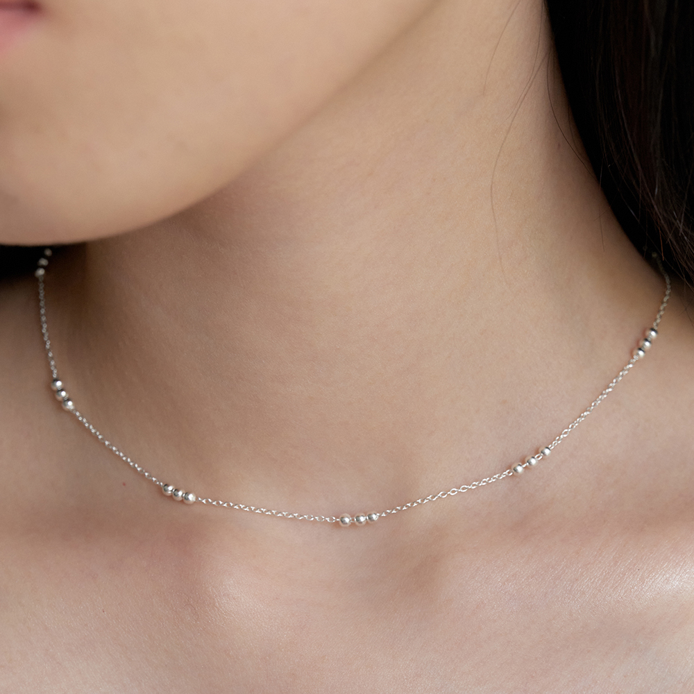 ★Hei★ [sv925] thin bezel cubic necklace sv925] thin bezel cubic necklace - 감도 깊은 취향 셀렉트샵 29CM
