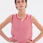 [6/26 예약배송] Rory henly sleeveless_red stripe