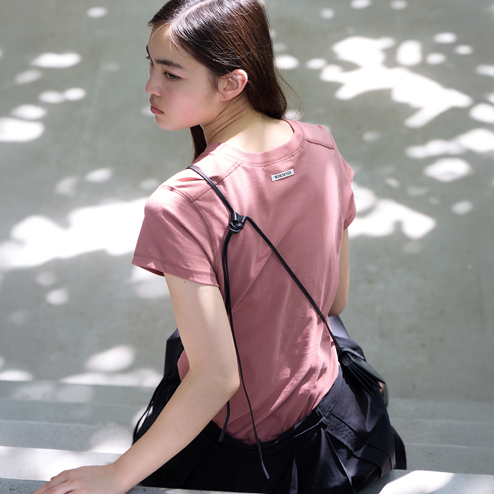 ★NOFFICIALNOFFICE★LAYERED BOLERO HALF SLEEVES T★正規品 LAYERED BOLERO HALF SLEEVES T-SHIRT BLACK - 감도 깊은 취향