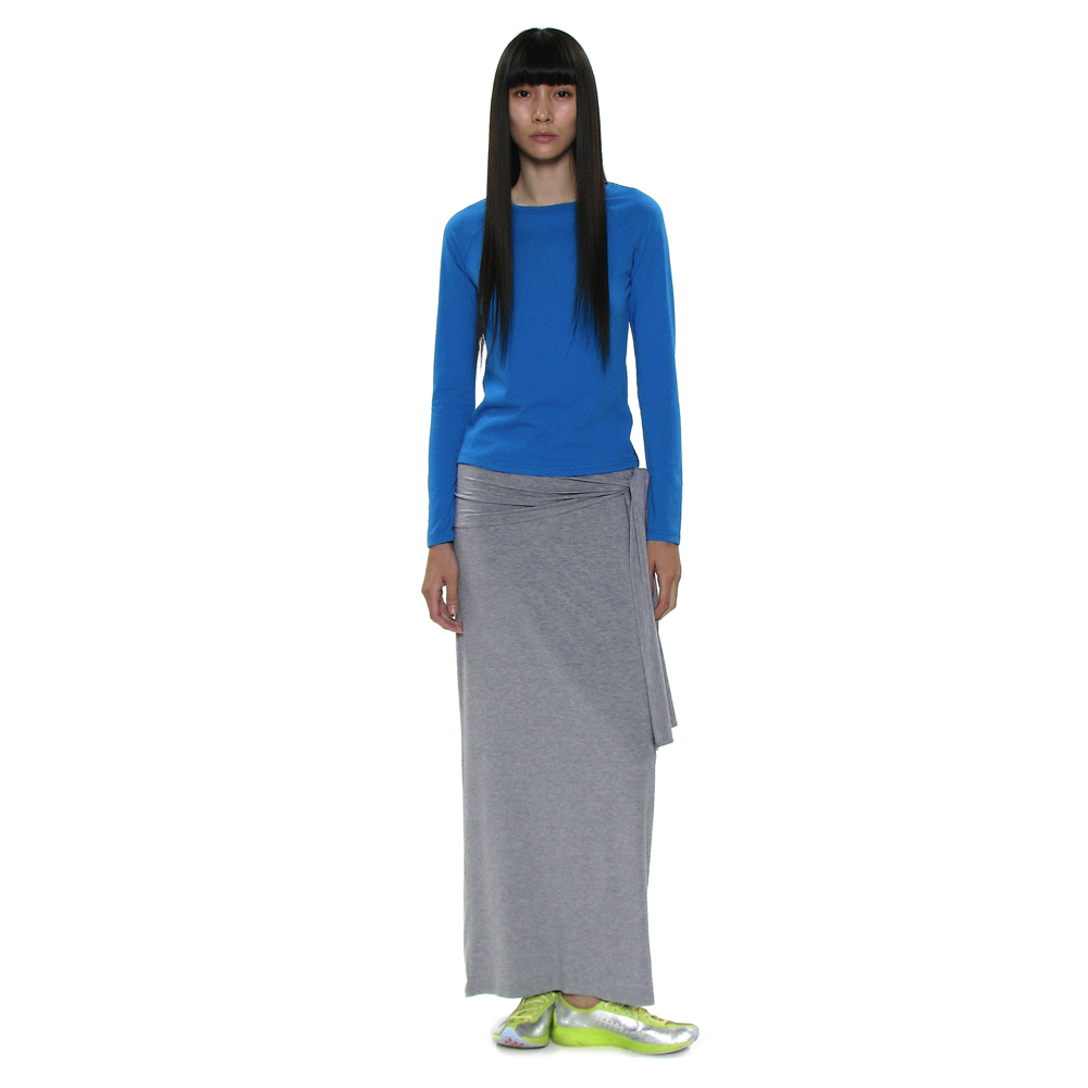 ★SHAKIRI★POWDER COTTON CANCAN SKIRT (BLUE)★韓国送料込 SHAKIRI Powder Cotton Cancan Skirt - Blue | International Store