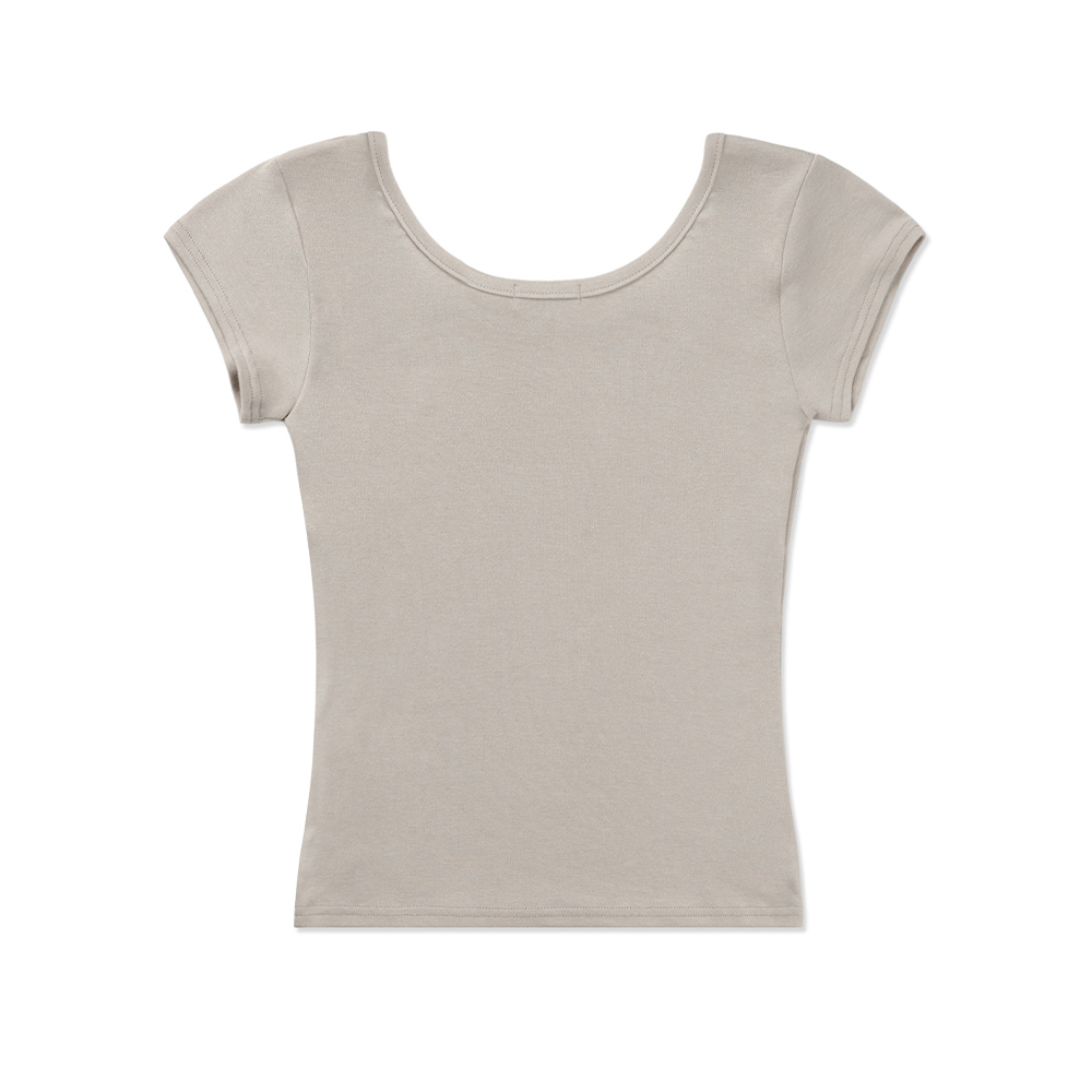 【HILLDA】 Lust Slim Tee Beige Hilda) Lust Slim Tee [Beige] #힐다,#Hillda,#반팔,#베이지반팔
