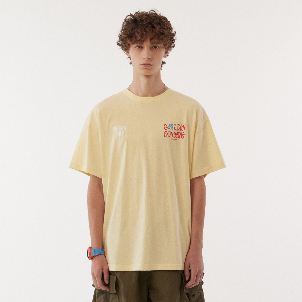 [CAVISH x LELBO BROWN] W STAR RAGLAN SS TEE ★大人気★ CAVISH X LELBO BROWN W STAR RAGLAN SS TEE WHITE(CV2FMFT545C