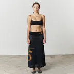 5dly Mesh Skirt, Asphalt