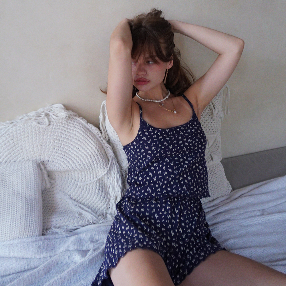 YOUHEE X LITTLE TWIN STAR GRAPHIC TERRY HOOD ZIP-UP SET UP