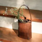Lou net leather bag