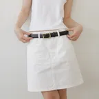 [29CM단독] daily gold buckle fake leather belt (T031_black)