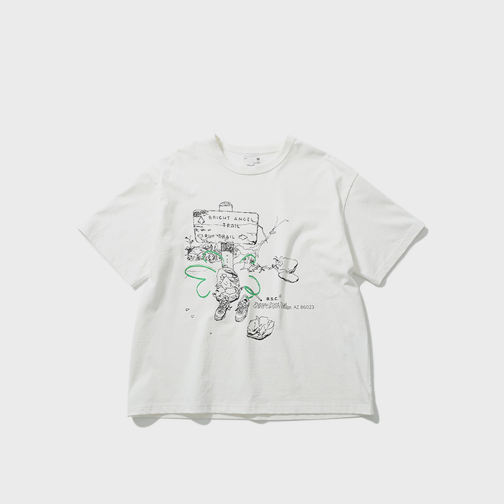 【AEAE】LAYERED GOTHIC LOGO CROP T-SHIRTS [WHITE] org.jpg