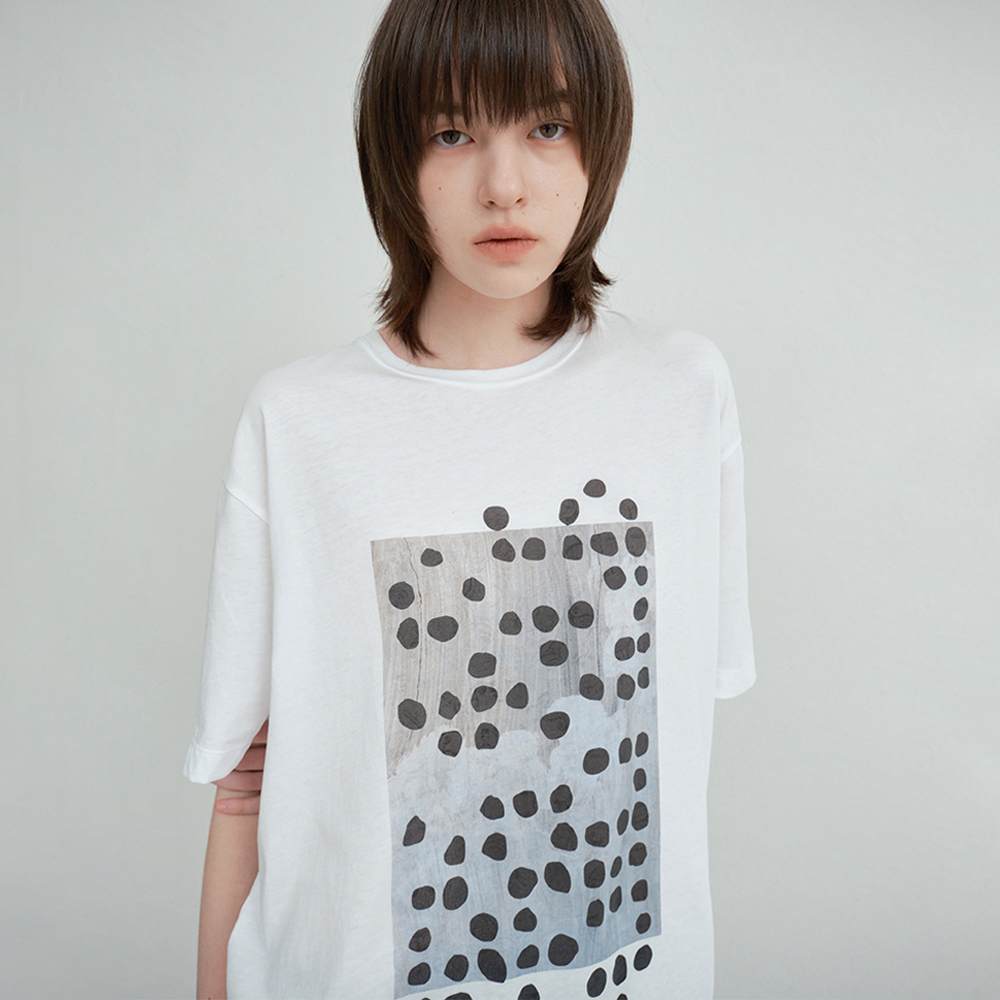 トップス OHESHIO APPLE DOT OVERFIT T-SHIRT MUSINSA | OHESHIO APPLE DOT OVERFIT T-SHIRT, IVORY