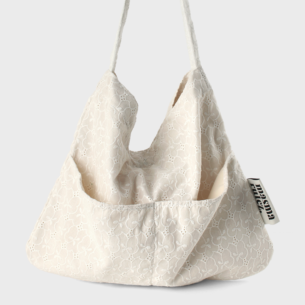 Rabbit eco bag_Cob pink flower - 감도 깊은 취향 셀렉트샵 29CM