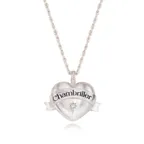 Romantic Heart Silver Necklace