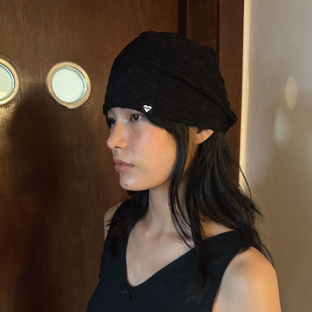 ★ MISEKI SEOUL★ Sheer turban beanie BLACK MSK252AC03BK Miseki Seoul Sheer Turban Beanie Black | eBay
